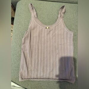 Wilfred Aritzia Lilac Knit Top camisole sleeveless top size Small S